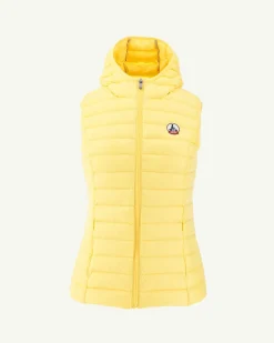Doudoune Legere Sans Manches Jaune Clair Mali*JOTT Online