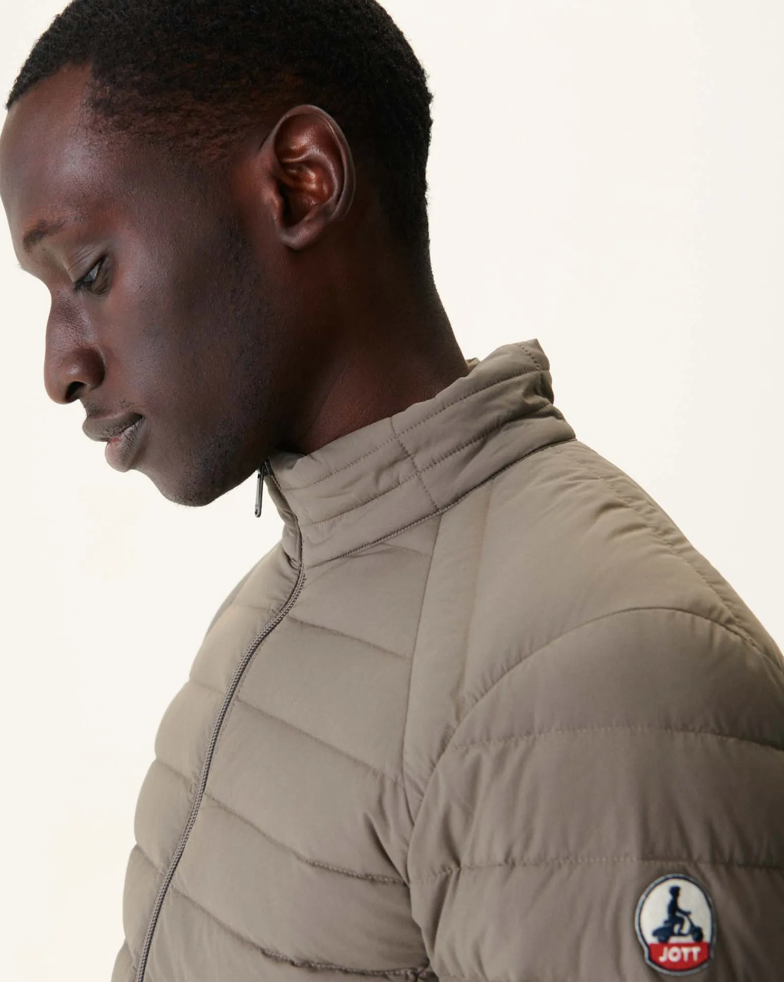 Doudoune Legere Stretch Taupe Aragon*JOTT Clearance