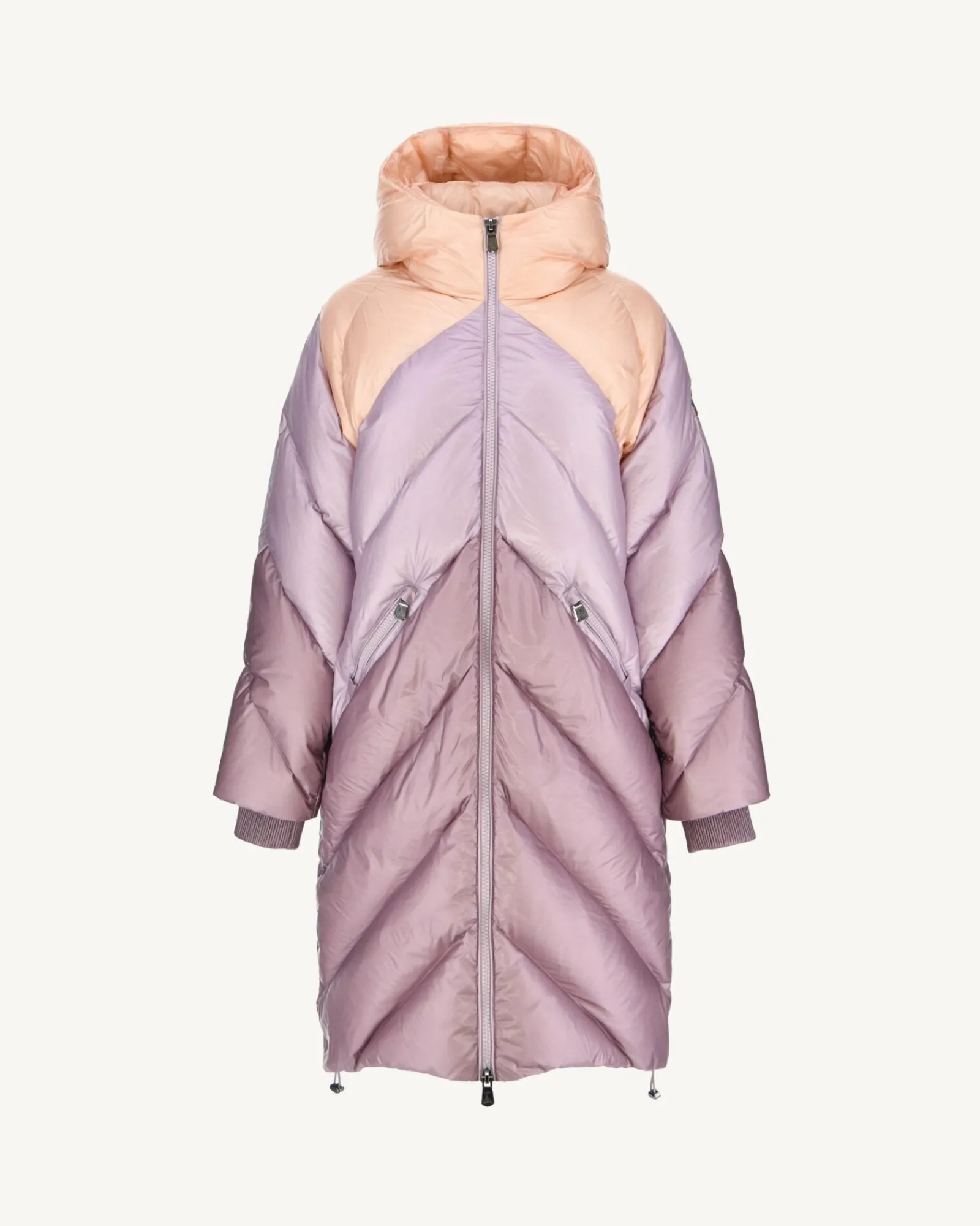Doudoune Longue A Capuche Grand Froid Combo Violet Comet*JOTT Outlet