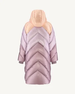 Doudoune Longue A Capuche Grand Froid Combo Violet Comet*JOTT Outlet