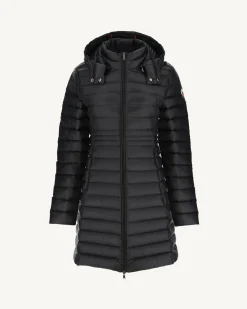 Doudoune Longue A Capuche Noir Vero*JOTT Outlet