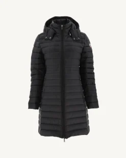 Doudoune Longue A Capuche Noir Vero*JOTT Outlet
