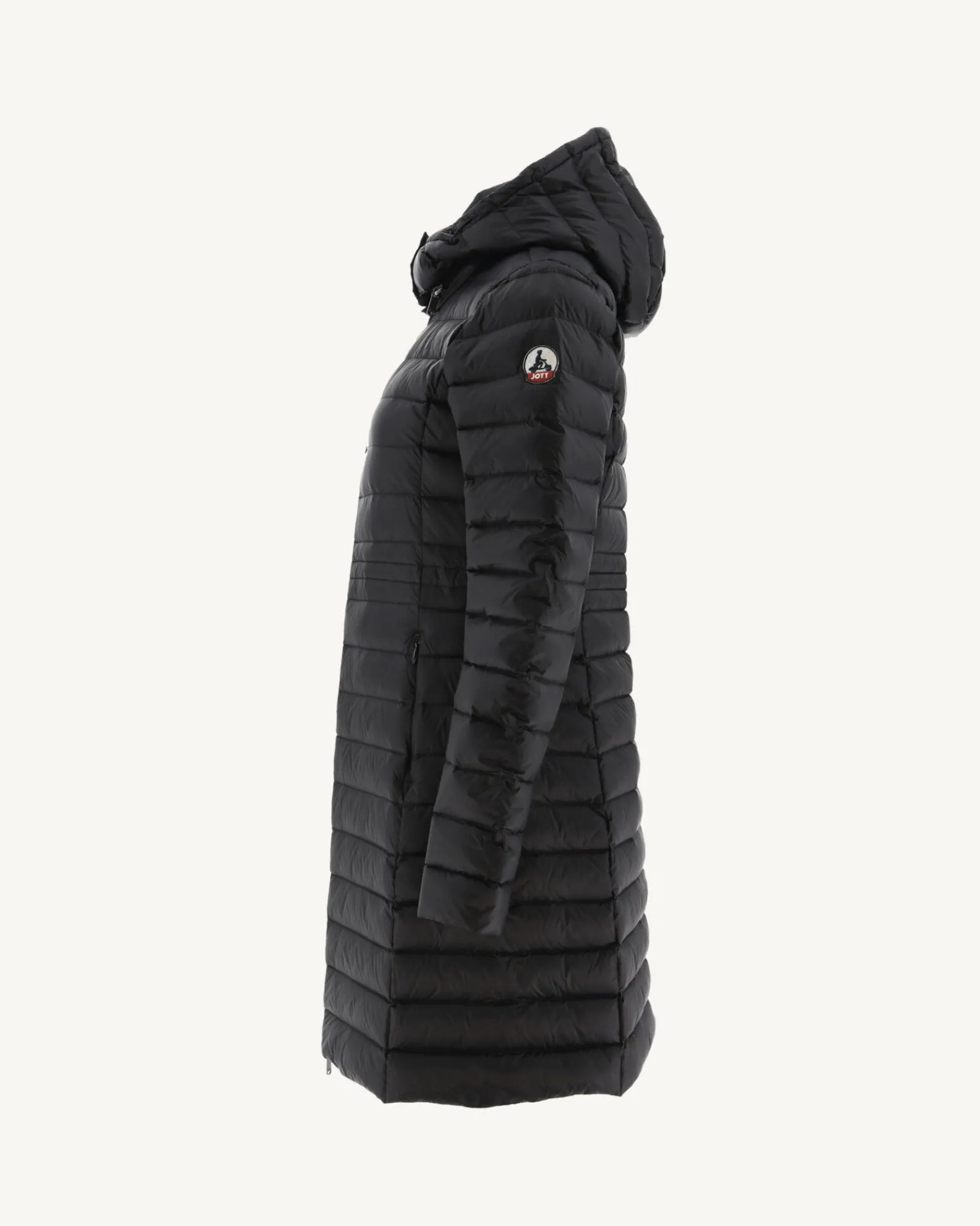 Doudoune Longue A Capuche Noir Vero*JOTT Outlet