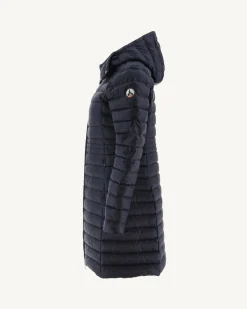 Doudoune Longue A Capuche Marine Vero*JOTT Hot