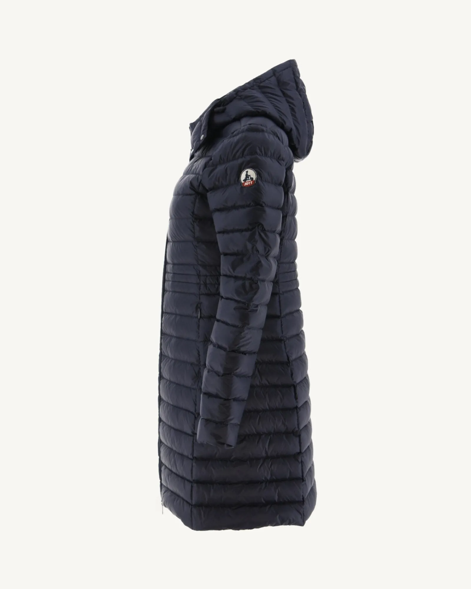 Doudoune Longue A Capuche Marine Vero*JOTT Hot