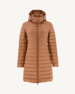 Doudoune Longue A Capuche Camel Vero*JOTT Best