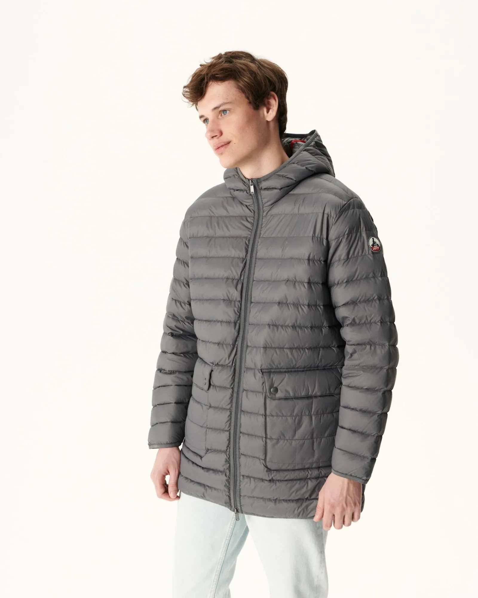 Doudoune Longue Anthracite Luc*JOTT Cheap
