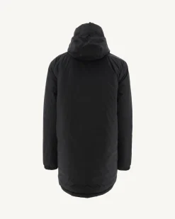Doudoune Longue Reversible A Capuche Noir/Gris Clair Amsterdam*JOTT Best Sale