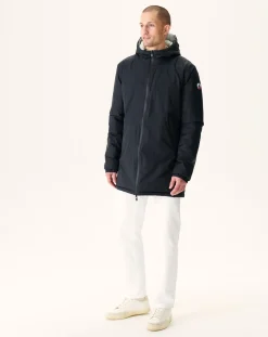 Doudoune Longue Reversible A Capuche Noir/Gris Clair Amsterdam*JOTT Best Sale