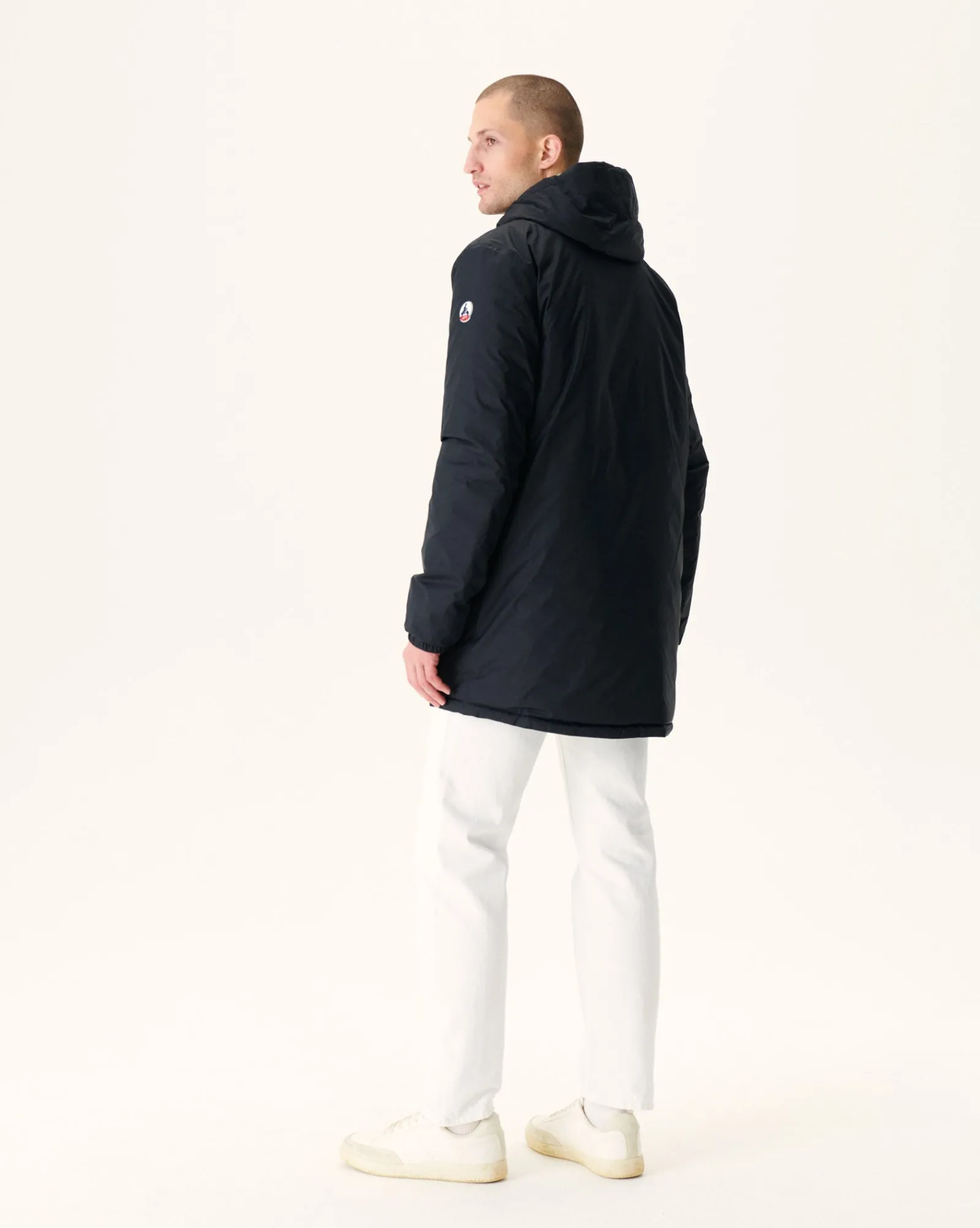 Doudoune Longue Reversible A Capuche Noir/Gris Clair Amsterdam*JOTT Best Sale
