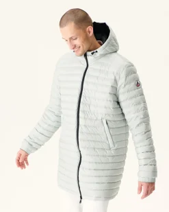 Doudoune Longue Reversible A Capuche Noir/Gris Clair Amsterdam*JOTT Best Sale