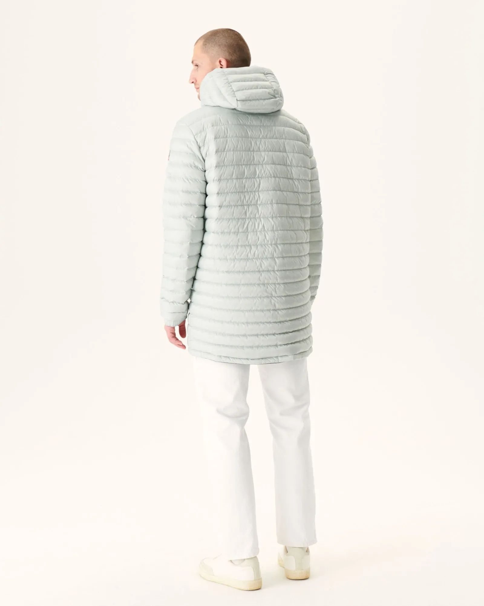 Doudoune Longue Reversible A Capuche Noir/Gris Clair Amsterdam*JOTT Best Sale