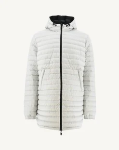 Doudoune Longue Reversible A Capuche Noir/Gris Clair Amsterdam*JOTT Best Sale