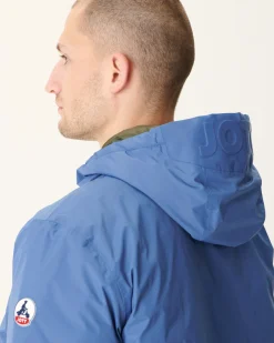 Doudoune Longue Reversible A Capuche Bleu Jeans/Army Amsterdam*JOTT Sale