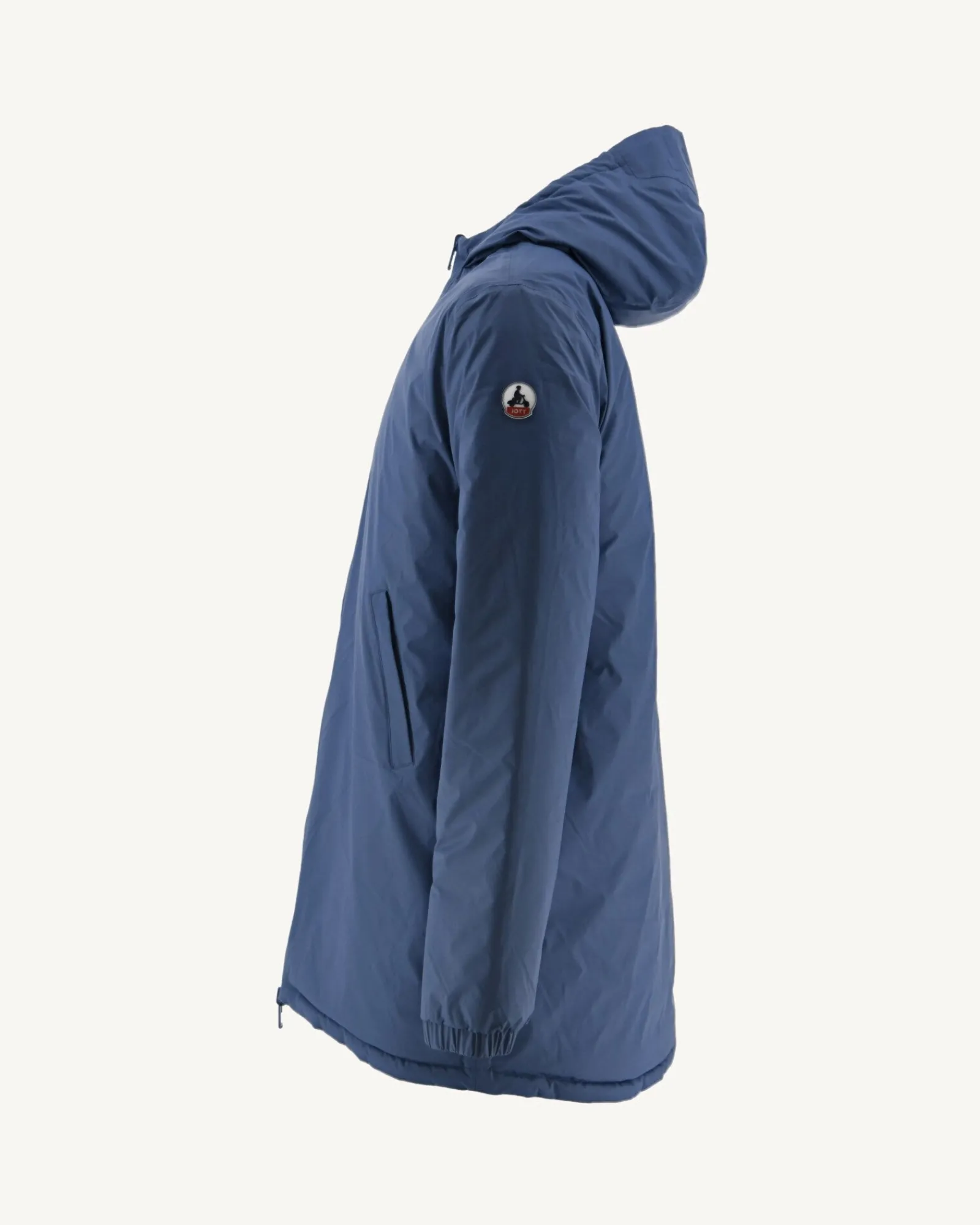 Doudoune Longue Reversible A Capuche Bleu Jeans/Army Amsterdam*JOTT Sale