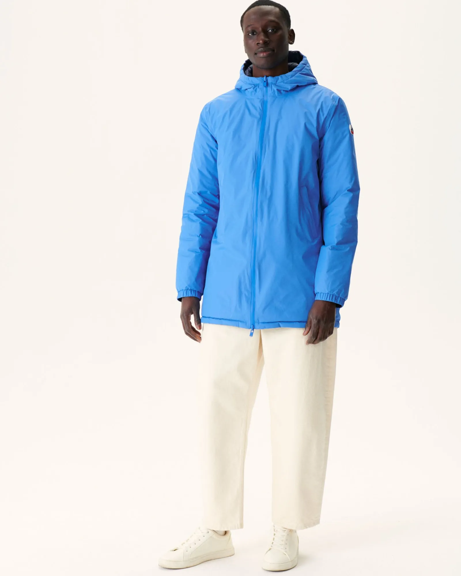Doudoune Longue Reversible A Capuche Azur/Marine Amsterdam*JOTT Online