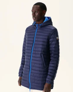 Doudoune Longue Reversible A Capuche Azur/Marine Amsterdam*JOTT Online