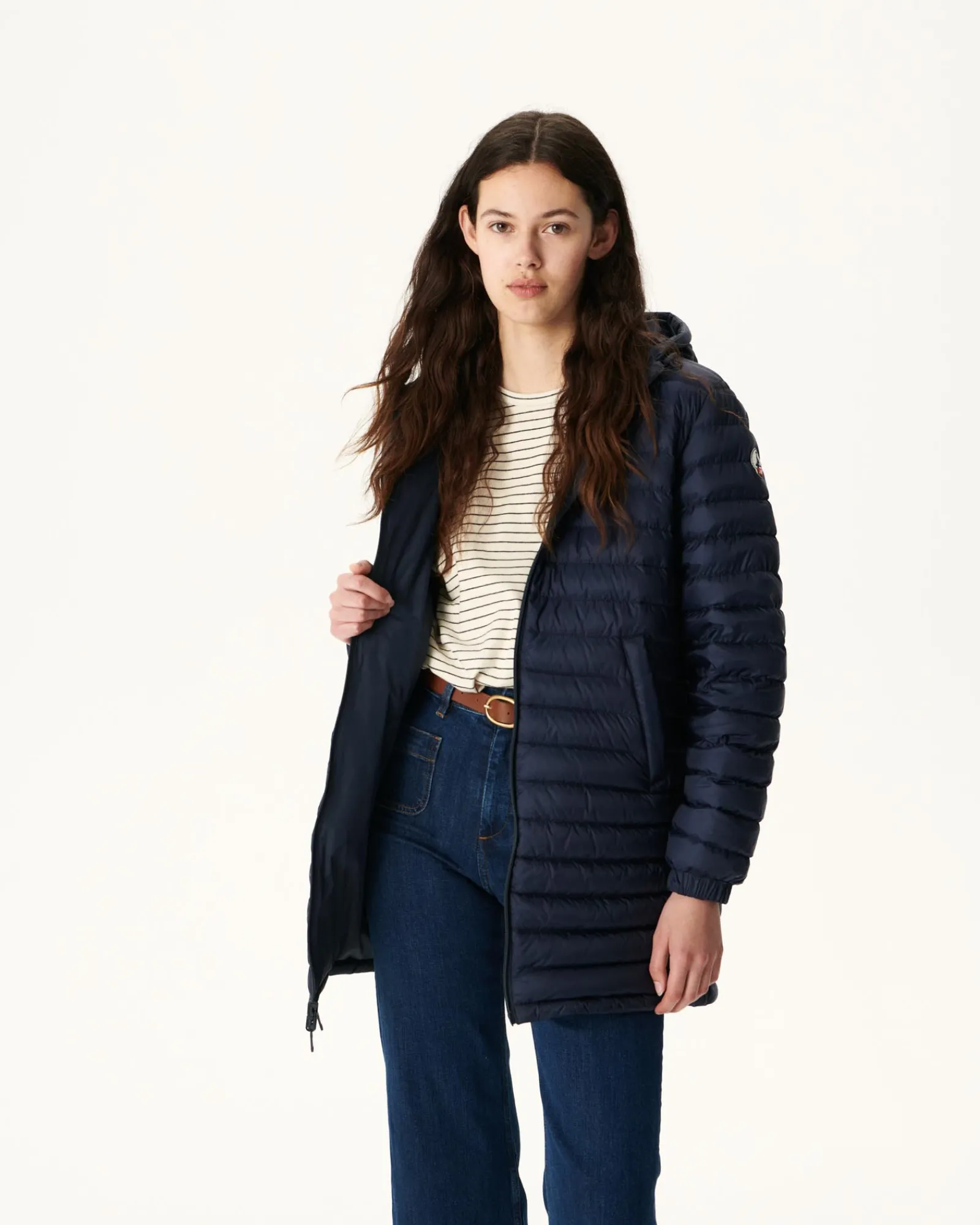 Doudoune Longue Reversible Marine Roma*JOTT Discount