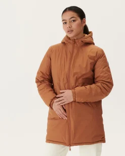 Doudoune Longue Reversible Camel/Camel Clair Roma*JOTT Sale