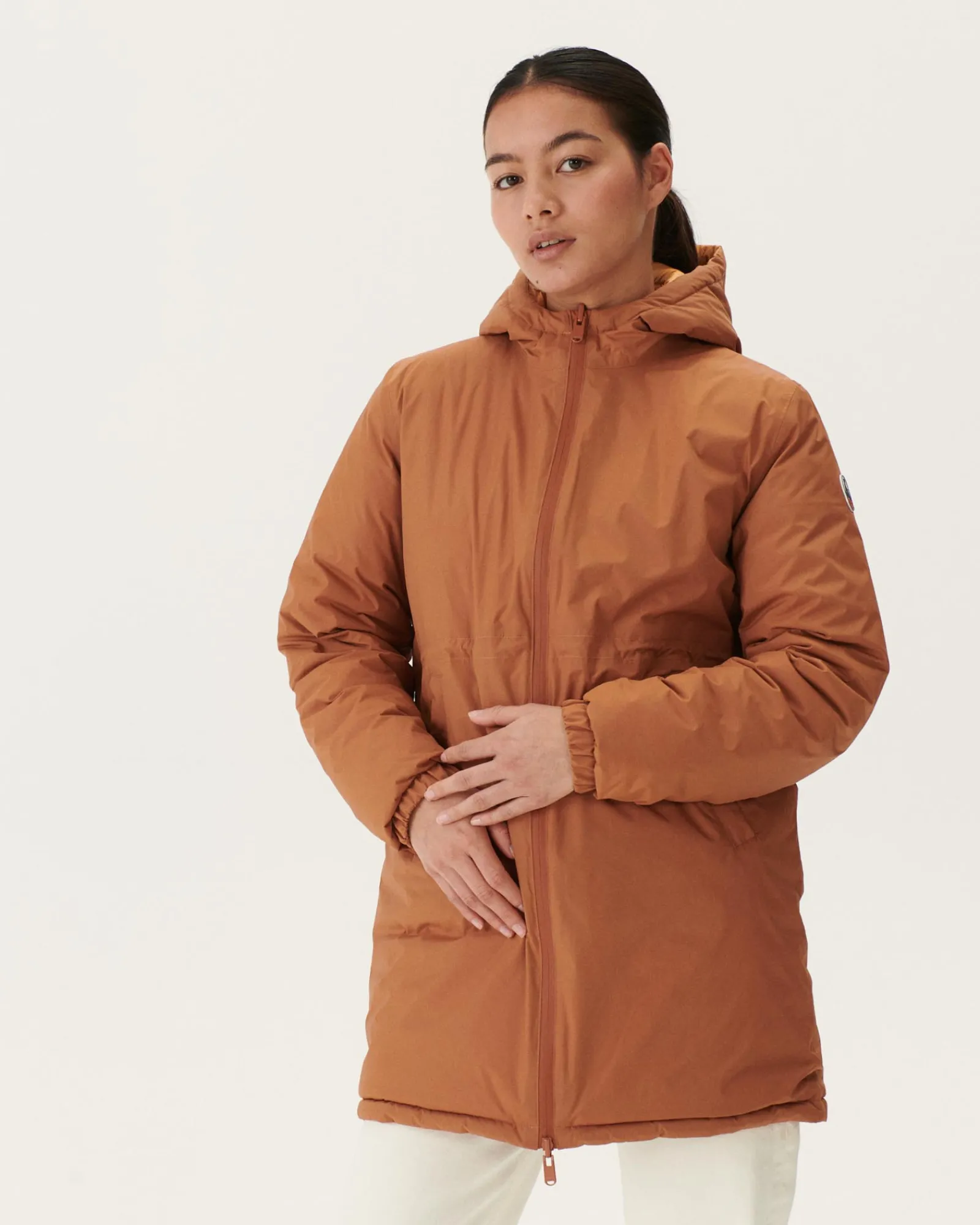 Doudoune Longue Reversible Camel/Camel Clair Roma*JOTT Sale