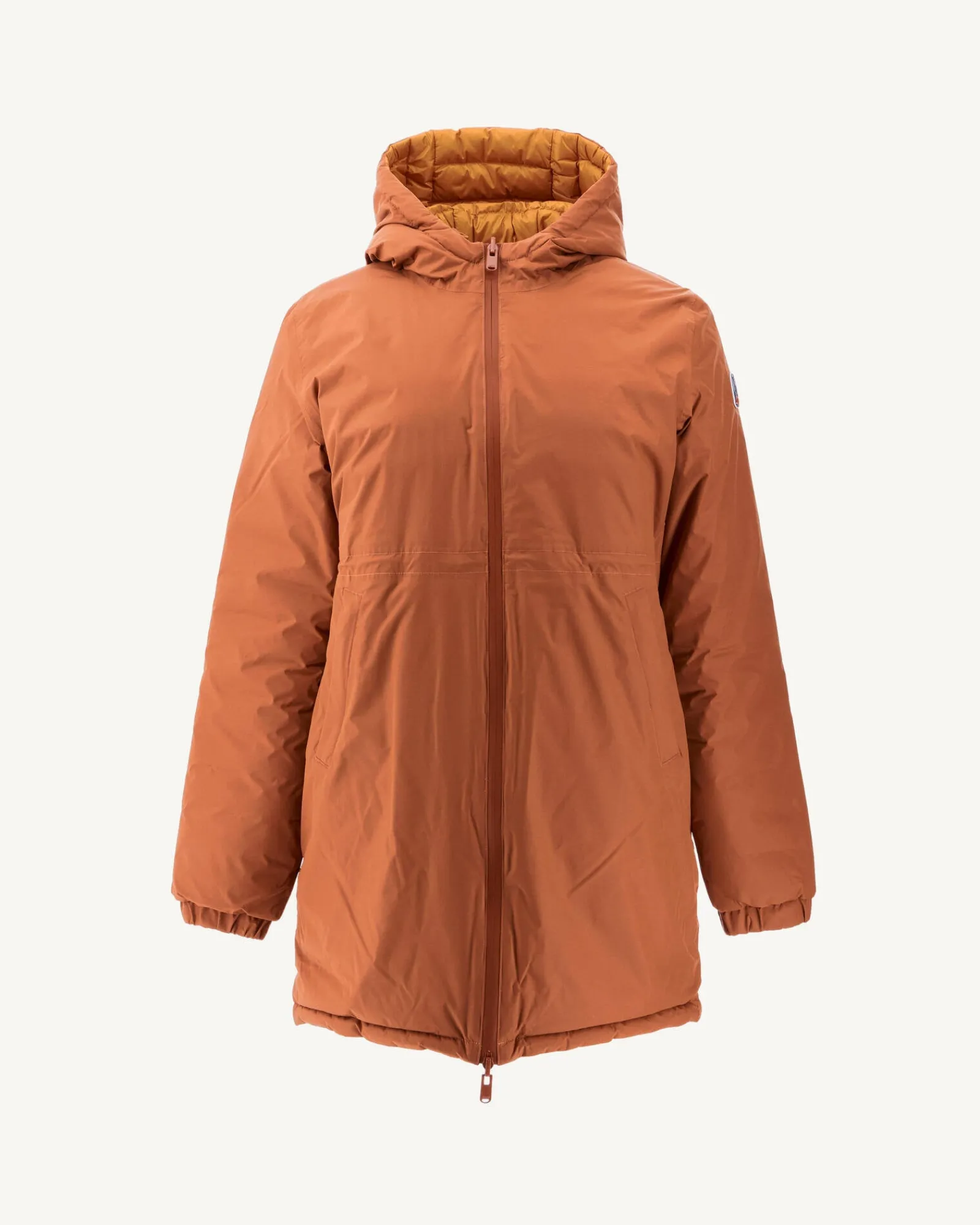 Doudoune Longue Reversible Camel/Camel Clair Roma*JOTT Sale