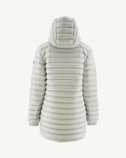 Doudoune Longue Reversible Noir/Gris Clair Roma*JOTT Discount