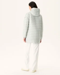 Doudoune Longue Reversible Noir/Gris Clair Roma*JOTT Discount