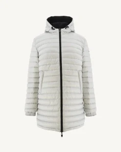 Doudoune Longue Reversible Noir/Gris Clair Roma*JOTT Discount