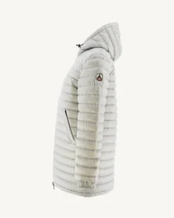 Doudoune Longue Reversible Noir/Gris Clair Roma*JOTT Discount