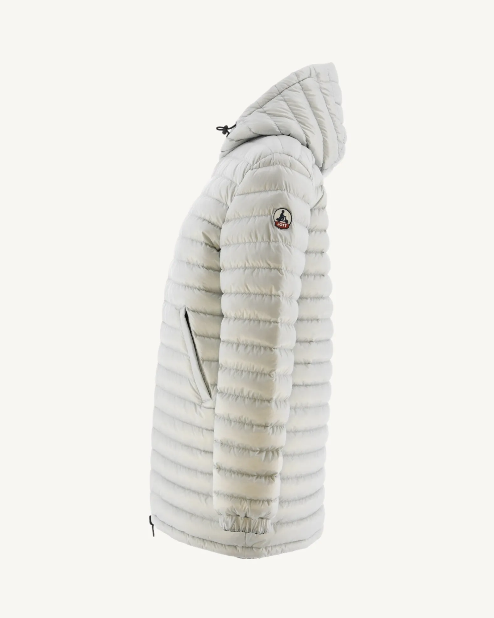 Doudoune Longue Reversible Noir/Gris Clair Roma*JOTT Discount