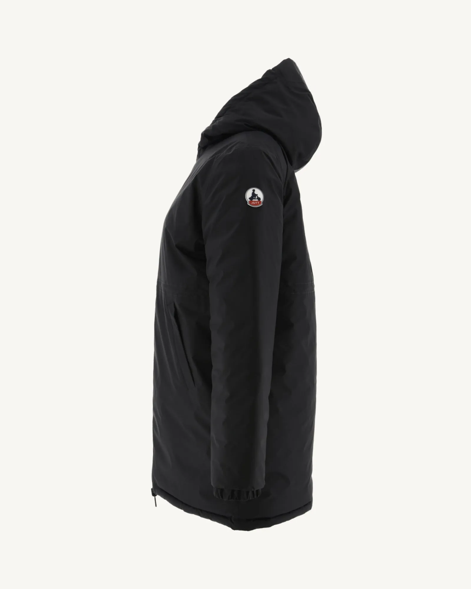 Doudoune Longue Reversible Noir/Gris Clair Roma*JOTT Discount