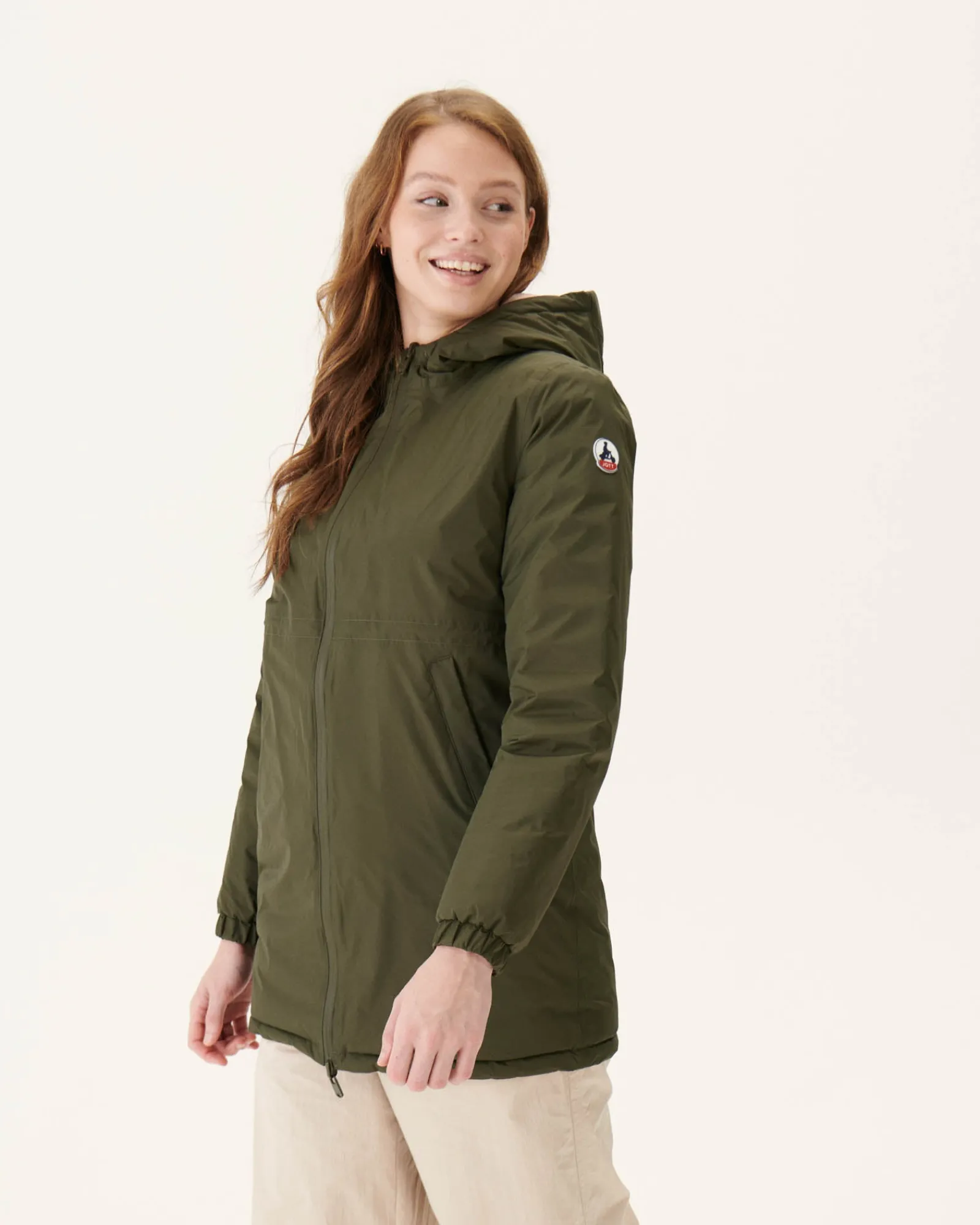 Doudoune Longue Reversible Army/Rose Clair Roma*JOTT Flash Sale