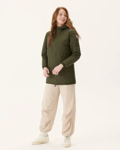 Doudoune Longue Reversible Army/Rose Clair Roma*JOTT Flash Sale