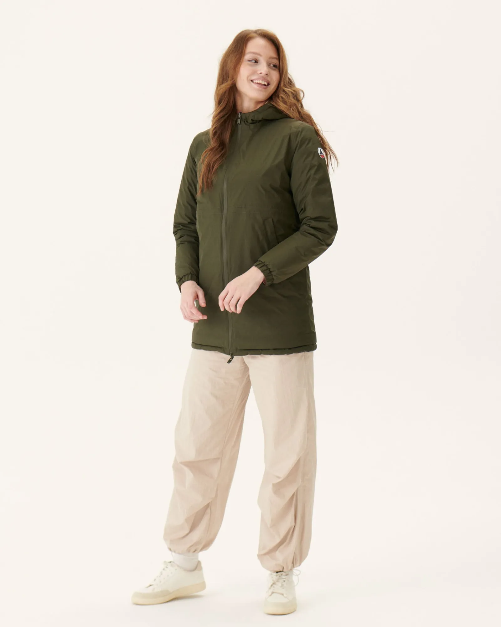 Doudoune Longue Reversible Army/Rose Clair Roma*JOTT Flash Sale