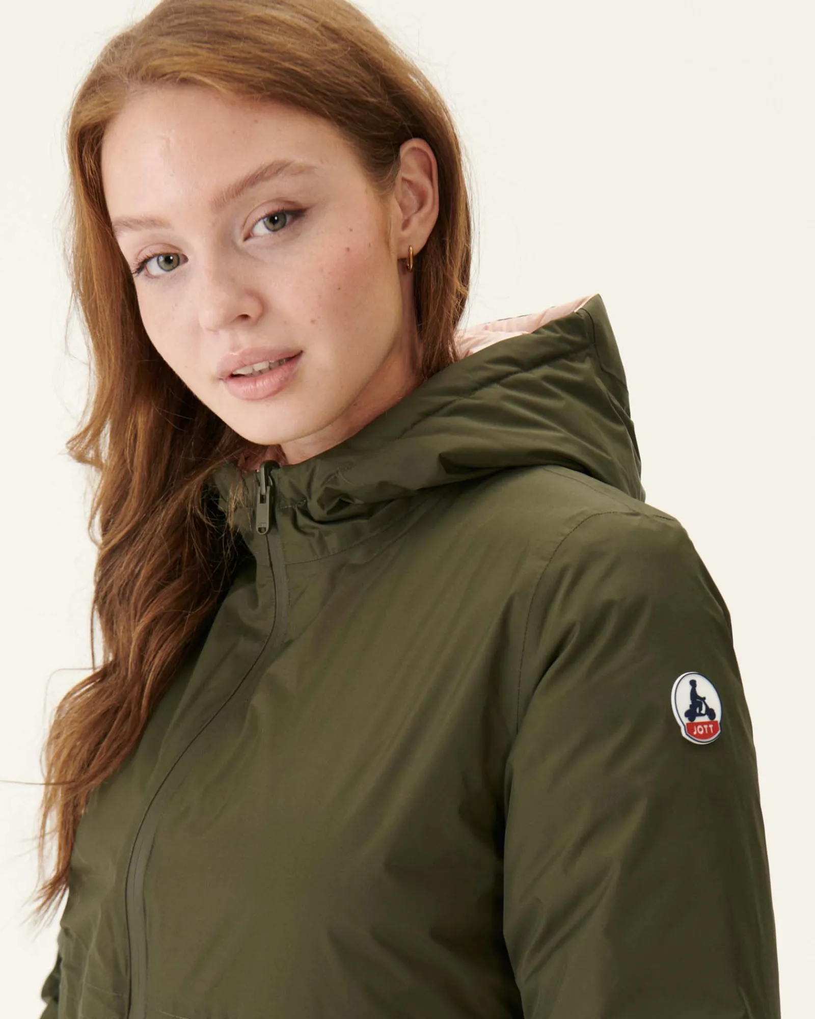 Doudoune Longue Reversible Army/Rose Clair Roma*JOTT Flash Sale