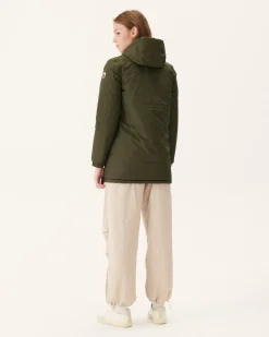 Doudoune Longue Reversible Army/Rose Clair Roma*JOTT Flash Sale