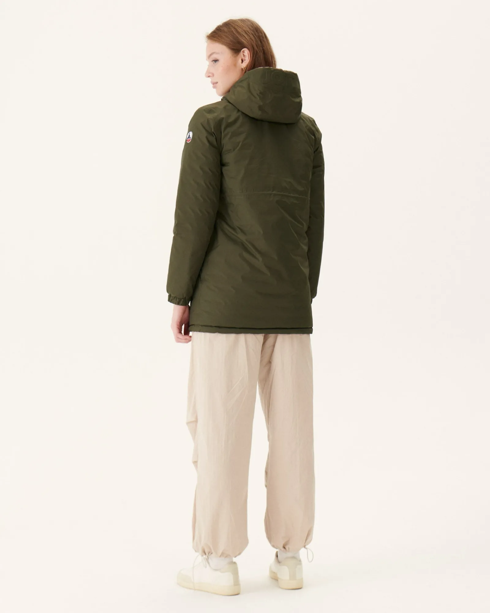 Doudoune Longue Reversible Army/Rose Clair Roma*JOTT Flash Sale