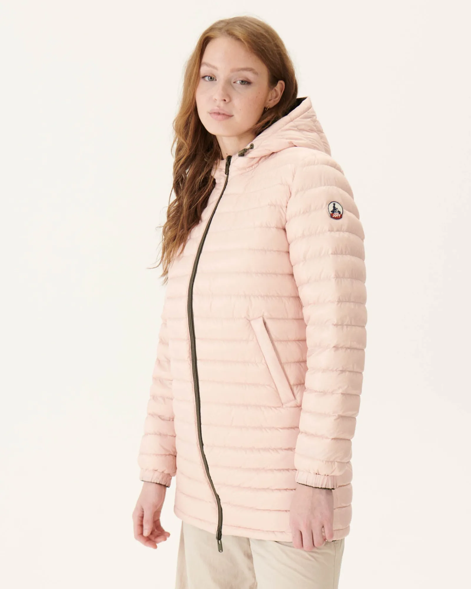 Doudoune Longue Reversible Army/Rose Clair Roma*JOTT Flash Sale
