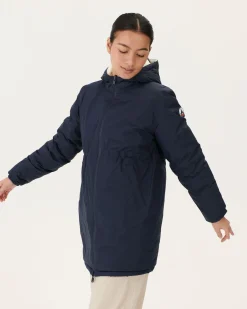 Doudoune Longue Reversible Marine/Blanc Roma*JOTT Best Sale