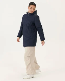 Doudoune Longue Reversible Marine/Blanc Roma*JOTT Best Sale