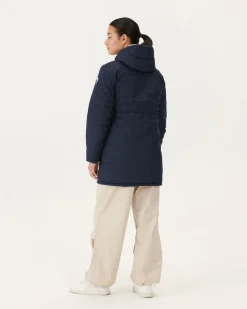 Doudoune Longue Reversible Marine/Blanc Roma*JOTT Best Sale