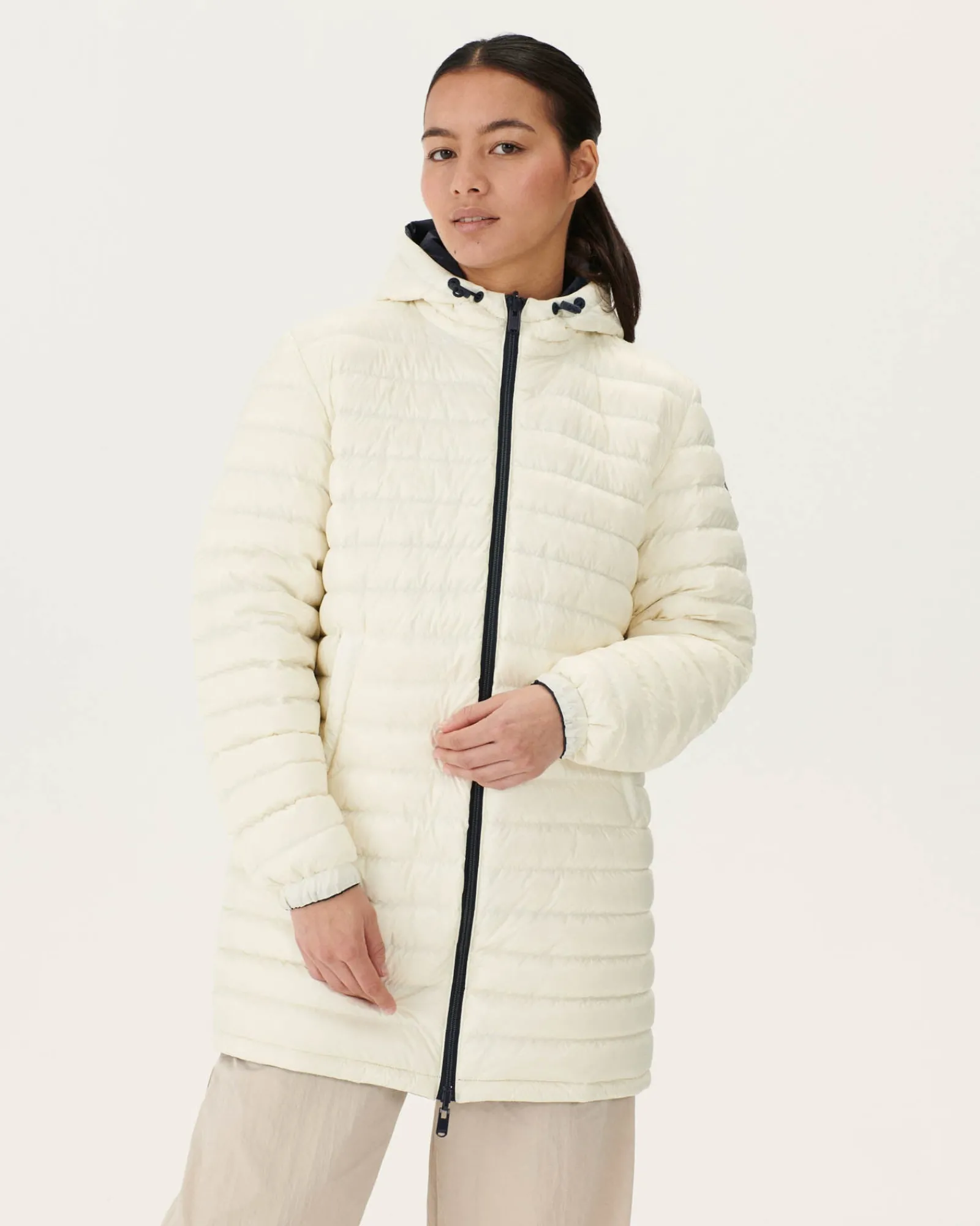Doudoune Longue Reversible Marine/Blanc Roma*JOTT Best Sale