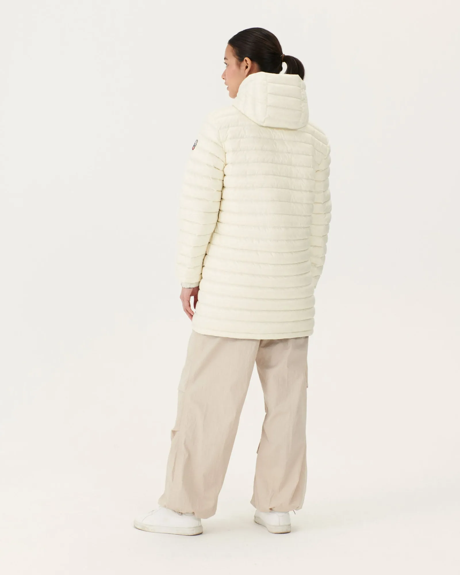 Doudoune Longue Reversible Marine/Blanc Roma*JOTT Best Sale
