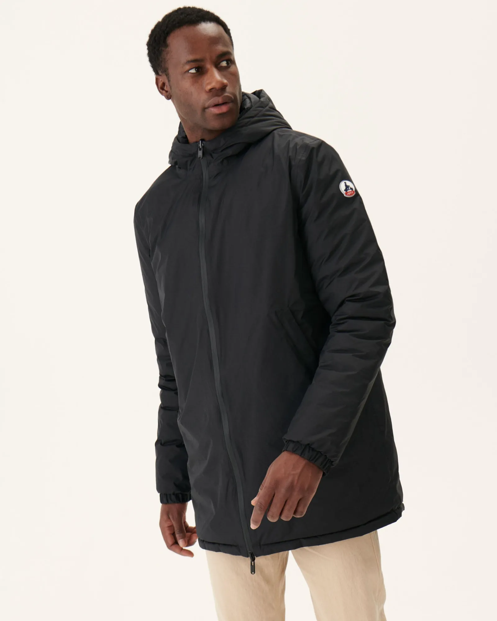 Doudoune Longue Reversible A Capuche Noir Amsterdam*JOTT Clearance