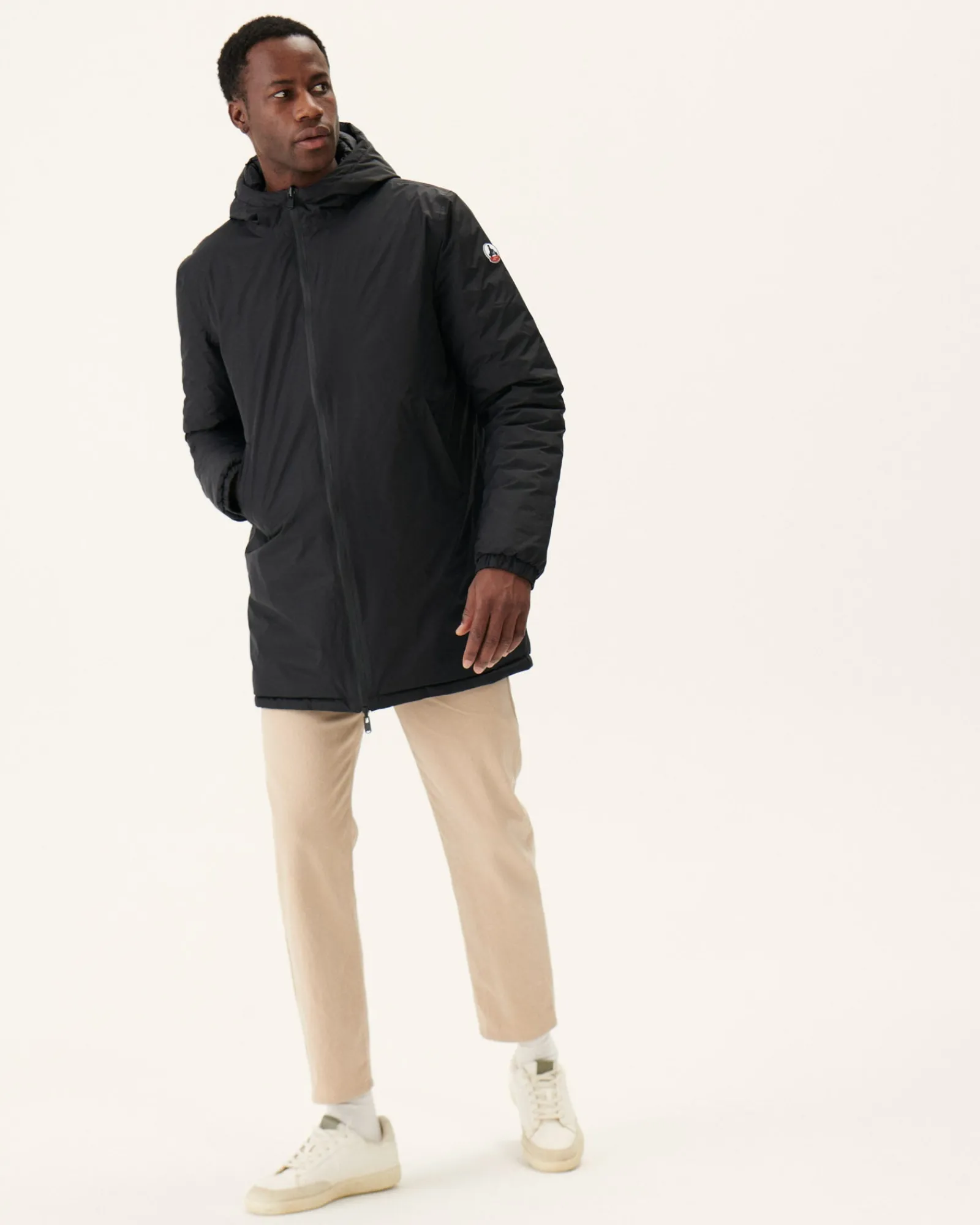 Doudoune Longue Reversible A Capuche Noir Amsterdam*JOTT Clearance