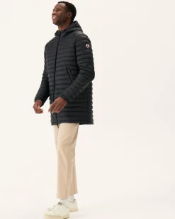 Doudoune Longue Reversible A Capuche Noir Amsterdam*JOTT Clearance