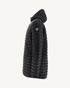 Doudoune Longue Reversible A Capuche Noir Amsterdam*JOTT Clearance