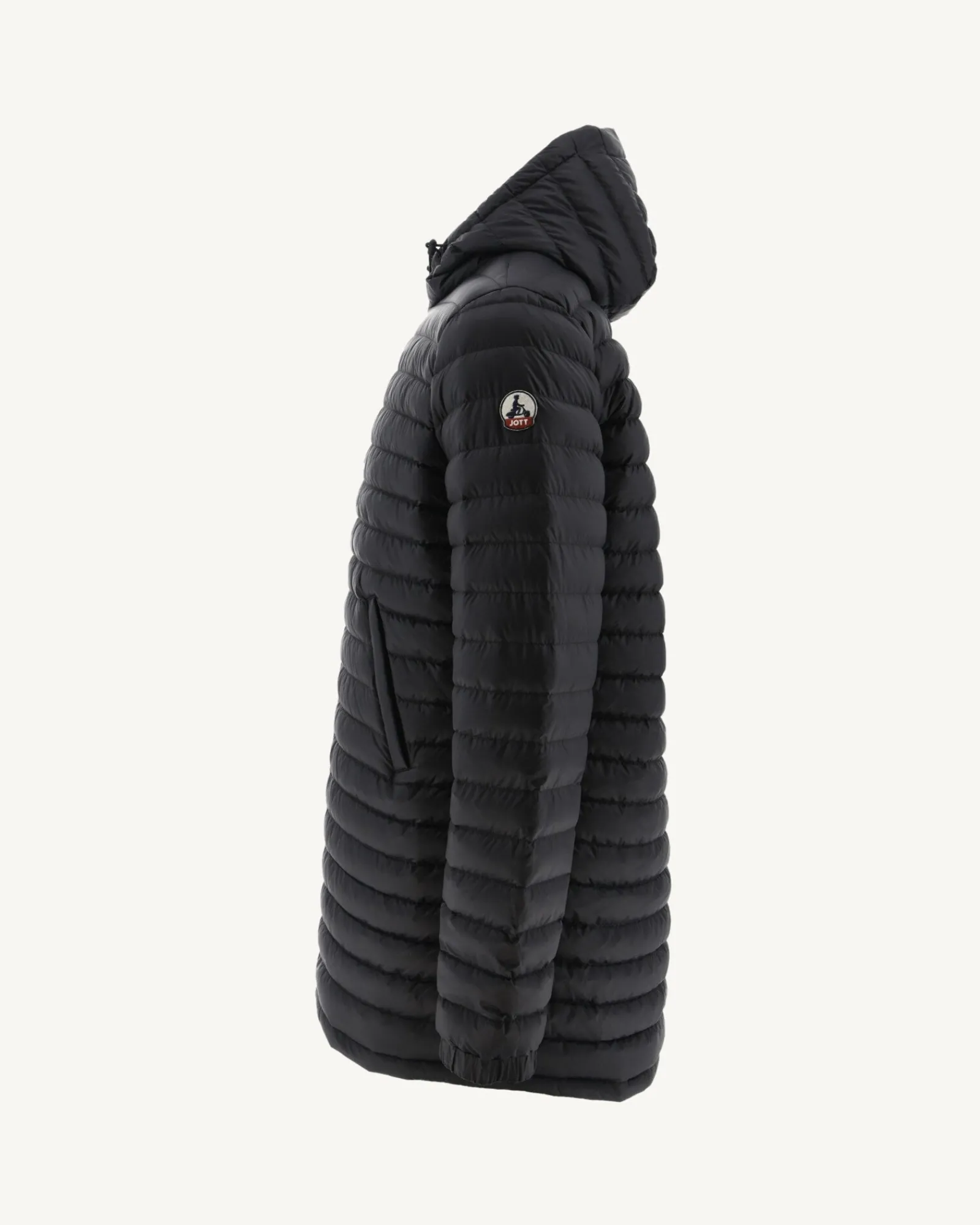 Doudoune Longue Reversible A Capuche Noir Amsterdam*JOTT Clearance