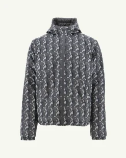 Doudoune Reversible A Capuche Monogram Anthra/Anthra Bergen*JOTT Hot