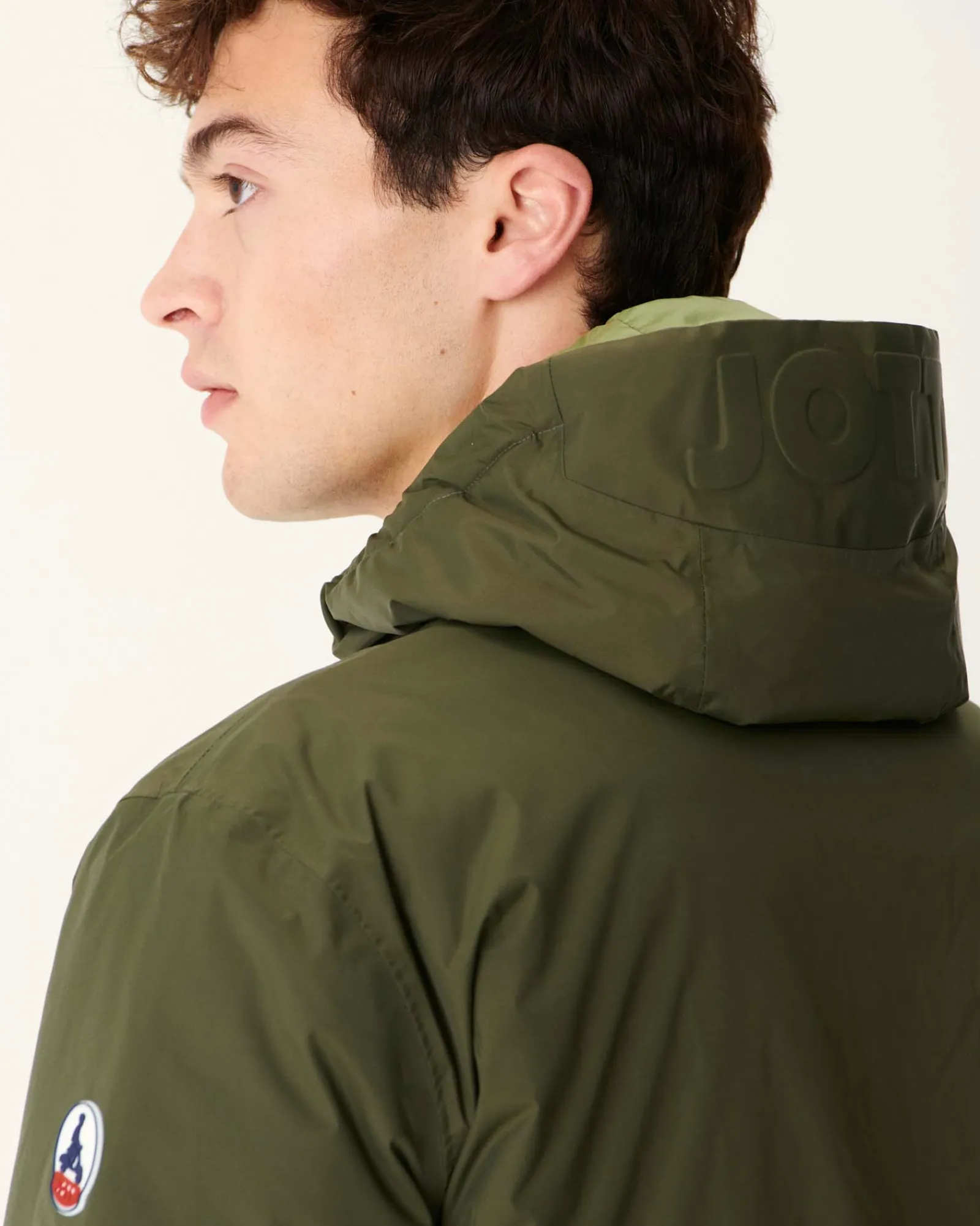 Doudoune Reversible A Capuche Army/Kaki Clair Bergen*JOTT Hot